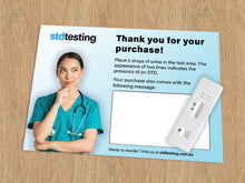 Load image into Gallery viewer, STD TESTING - WITH REALISTIC STD TEST 😂