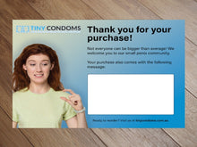 Load image into Gallery viewer, TINY CONDOMS - WITH REAL TINY PECKER CONDOMS 😂