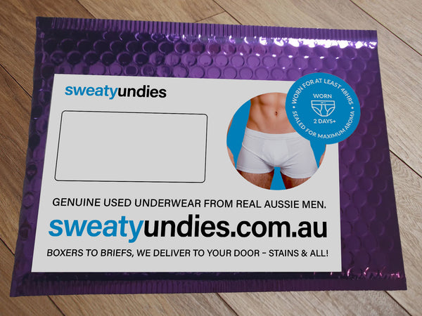 SWEATY UNDIES - WORN MENS UNDERWEAR PRANK