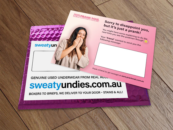 SWEATY UNDIES - WORN MENS UNDERWEAR PRANK