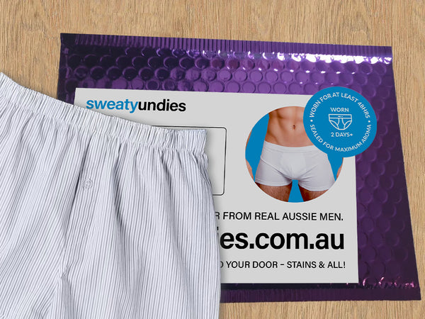 SWEATY UNDIES - WITH REAL MENS UNDERWEAR INCLUDED 😂