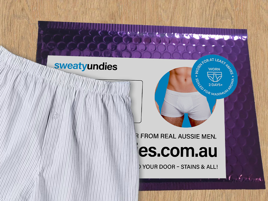 SWEATY UNDIES - WITH REAL MENS UNDERWEAR INCLUDED 😂