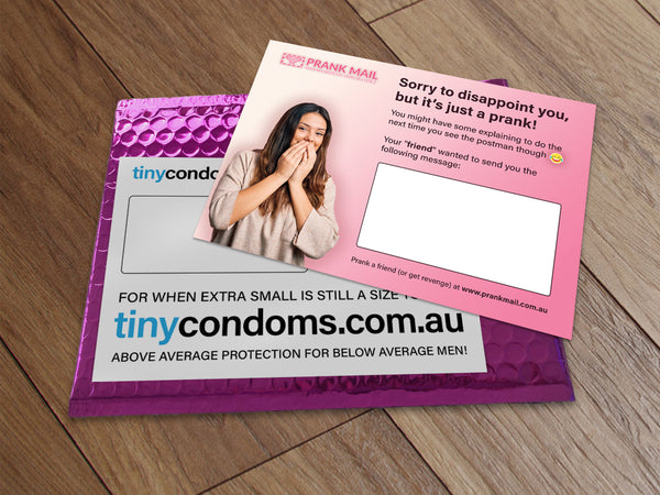 TINY CONDOMS - MENS EXTRA SMALL CONDOM PRANK