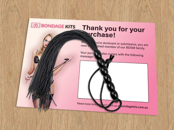 BONDAGE KITS - WITH REAL WHIP/TOY INCLUDED 😂